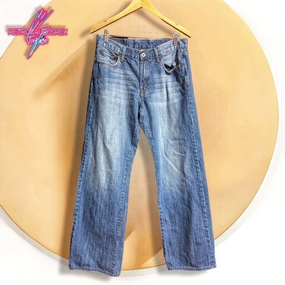 Vintage Y2K Lucky Brand by Gene Montesano Robertson Straight Leg Jeans - Picture 3 of 7